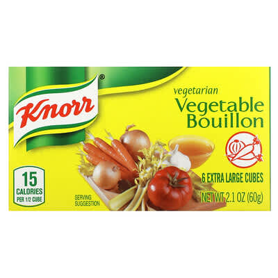 Vegetable Bouillon, 6 Cubes, 2.1 oz (60 g)