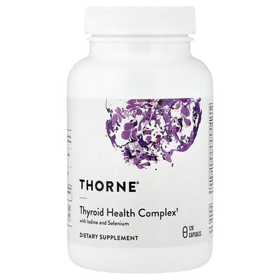 Thyroid Health Complex with Iodine and Selenium, 120 Capsules