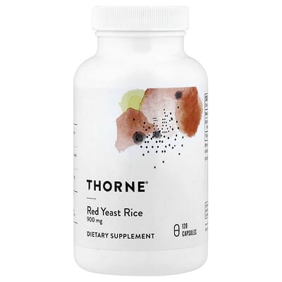 Красный дрожжевой рис Thorne, 900 mg, 120 капсул