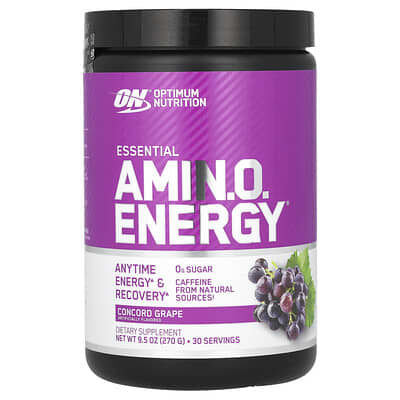 Essential Amin.O. Energy®, виноград Конкорд, 9.5 oz (270 g)