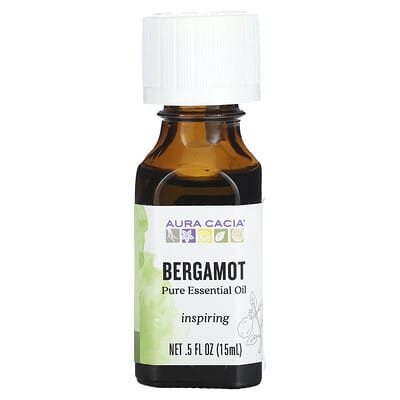 Pure Essential Oil, Bergamot, 0.5 fl oz (15 ml)