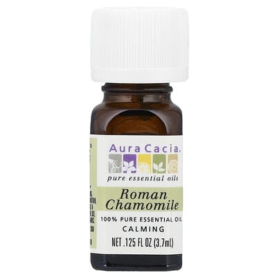 100% Натуральное эфирное масло, Roman Chamomile, 0.125 fl oz (3.7 ml)