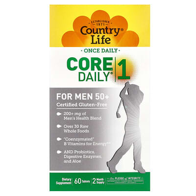 Core Daily-1, для мужчин 50+, 60 таблеток