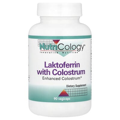 Nutricology Laktoferrin с колластрумом, 90 Vegicaps
