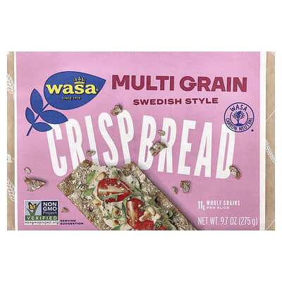 Wasa Flatbread хлебцы Multi Grain, 9.7 oz (275 g)