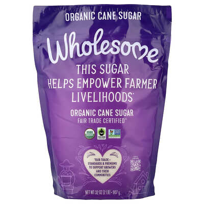 Organic Cane Sugar, 2 lb (907 g)