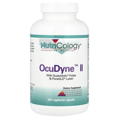 Nutricology OcuDyne™ II, 200 вегетарианских капсул