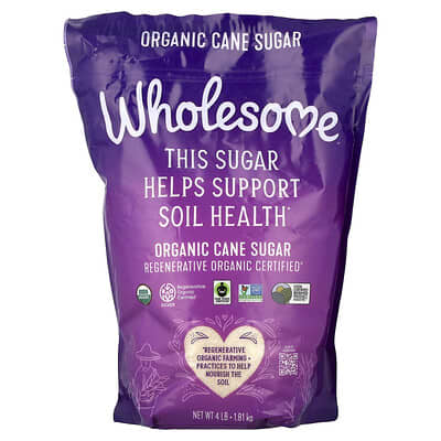 Organic Cane Sugar, 4 lb (1.81 kg)