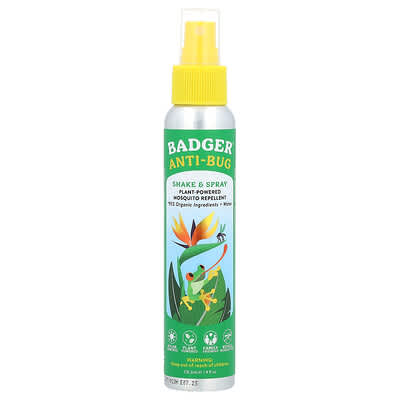Anti-Bug Shake & Spray, спрей и спрей-встряхивание, 4 fl oz (118.3 ml)