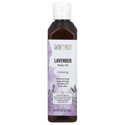 Aura Cacia масло для тела Lavender, 8 fl oz (237 ml)