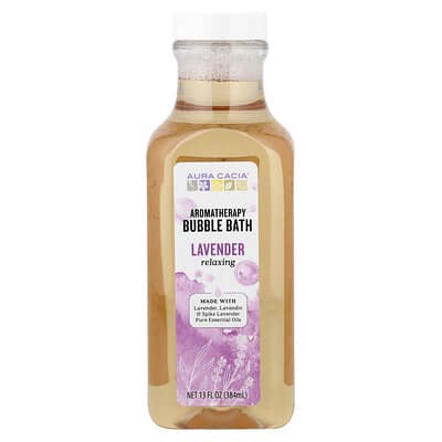 Пена для ванны с ароматерапией, расслабляющая лаванда, 13 fl oz (384 ml)