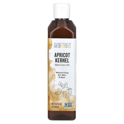 Масло для ухода за кожей Aura Cacia, из ядер абрикоса, 16 fl oz (473 ml)