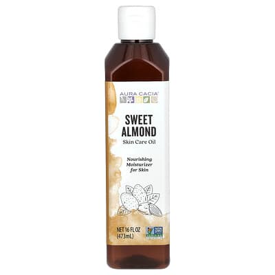 Масло для ухода за кожей, сладкий миндаль, 16 fl oz (473 ml)