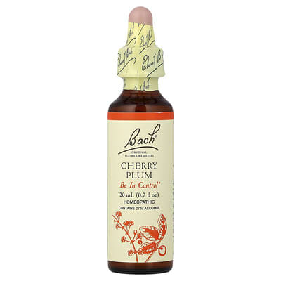 Цветочные средства Original Flower Remedies, Cherry Plum, 0.7 fl oz (20 ml)