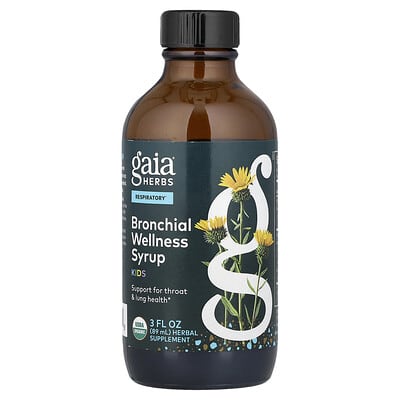 Детский сироп Gaia Herbs Bronchial Wellness 3 fl oz (89 ml)