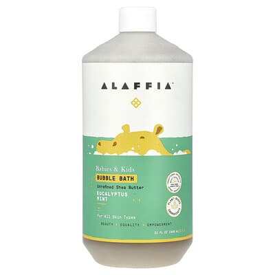 Пена для ванны для детей, эвкалипт и мята, 32 fl oz (946 ml)