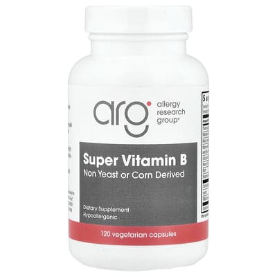 Super Vitamin B, 120 вегетарианских капсул