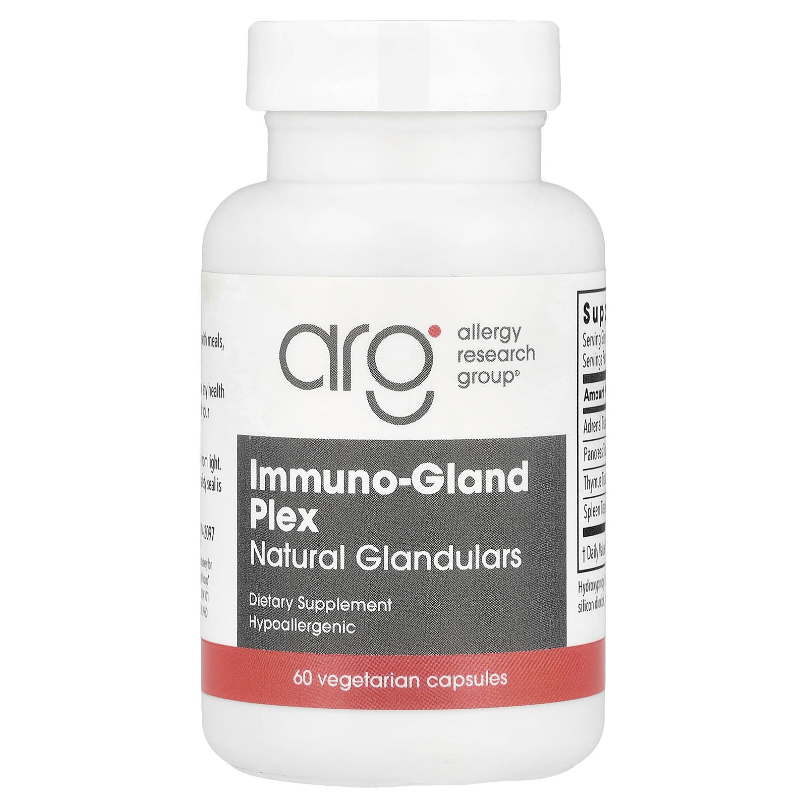 Immuno-Gland Plex, Natural Glandulars, 60 Vegetarian Capsules