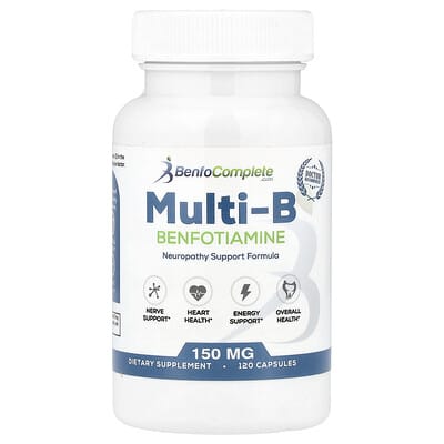 Multi-B Benfotiamine Neuropathy Support Formula, 120 Capsules