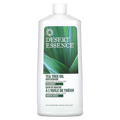Ополаскиватель для рта с маслом чайного дерева, перечная мята, 16 fl oz (473 ml)