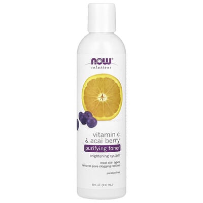 Очищающий тоник с витамином C и ягодами асаи, 8 fl oz (237 ml)
