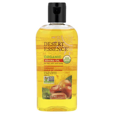 Organic Jojoba Oil, 4 fl oz (118 ml)