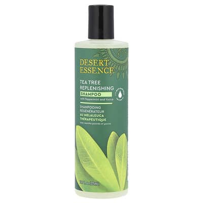 Восстанавливающий шампунь с маслом чайного дерева, мятой и юккой, 12.7 fl oz (375 ml)