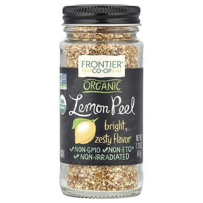 Organic Lemon Peel, 1.7 oz (47 g)