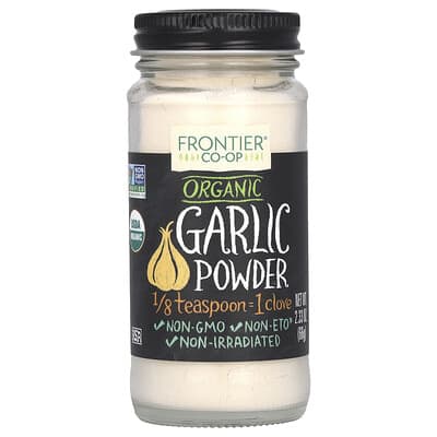 Frontier Co-op органический чесночный порошок, 2.33 oz (66 g)