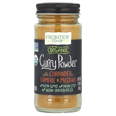 Organic Curry Powder карри, с кориандром, куркумой и горчицей, 54 g