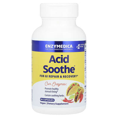Enzymedica Acid Soothe, 90 капсул