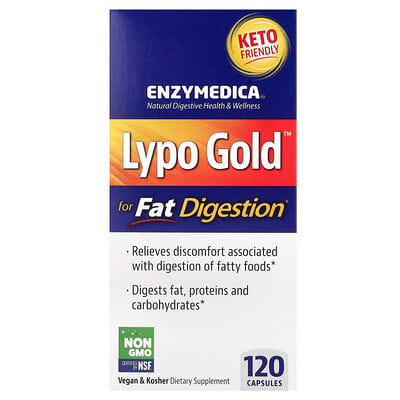 Lypo Gold™, For Fat Digestion, 120 Capsules
