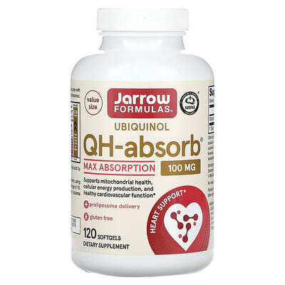 Ubiquinol, QH-Absorb®, Max Absorption, 100 mg, 120 Softgels