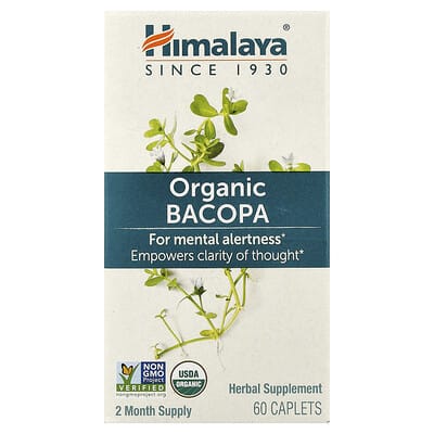 Органическая Bacopa, 60 капсул