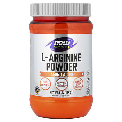 Спортивный порошок L-Arginine, 1 lb (454 g)
