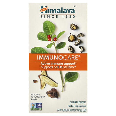 Himalaya ImmunoCare®, 240 вегетарианских капсул