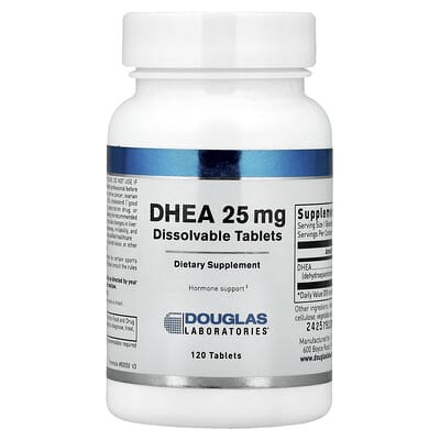 DHEA, 25 mg, 120 таблеток