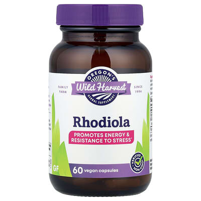 Rhodiola, 60 веганских капсул