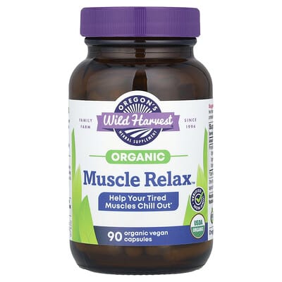Organic Muscle Relax™, 90 веганских капсул