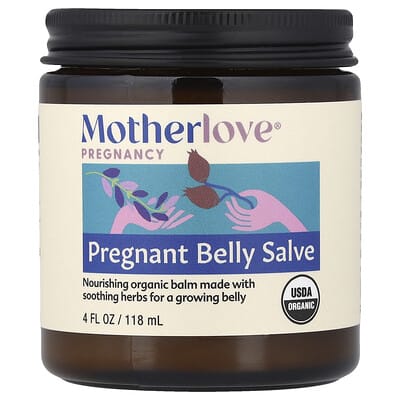 Мазь для живота беременных Motherlove Pregnancy, 4 fl oz (118 ml)