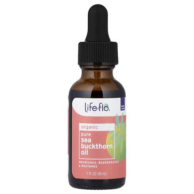 Органическое чистое масло облепихи, 1 fl oz (30 ml)