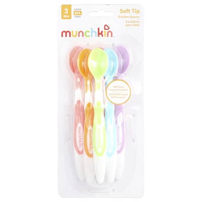 Soft-Tip™ Infant Spoons, 3 Months+, 6 Count