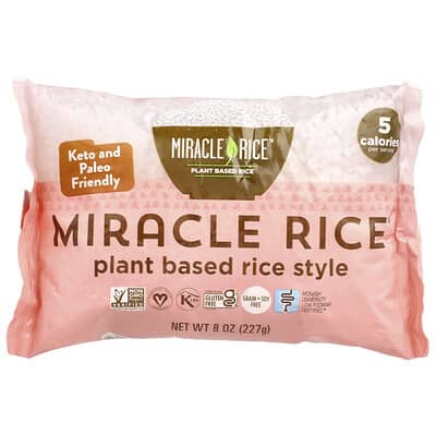 Miracle Rice®, растительный рис, 8 oz (227 g)