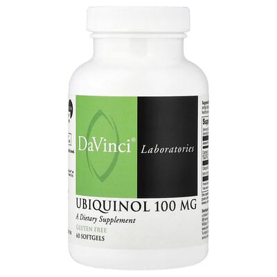 DaVinci Laboratories Ubiquinol, 100 mg, 60 мягких капсул