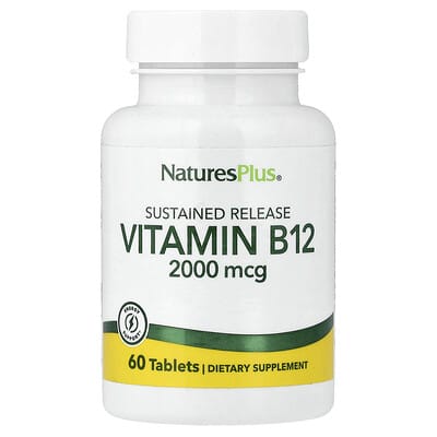 Витамин B12, Sustained Release, 60 Tablets
