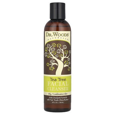 Dr. Woods очищающее средство для лица, Tea Tree, 8 fl oz (236 ml)