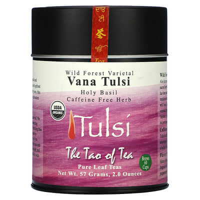 The Tao of Tea Wild Forest Varietal, Vana Tulsi, без кофеина, 2 oz (57 g)