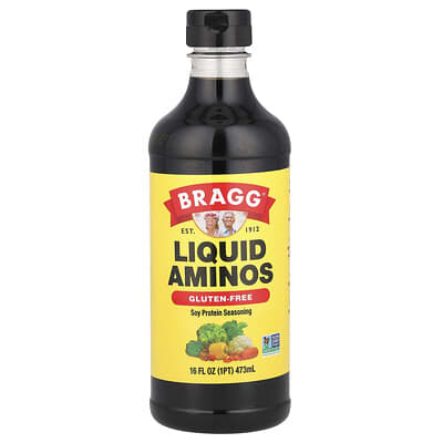 Жидкие аминокислоты, приправа с соевым белком, 16 fl oz (473 ml)