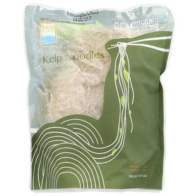 Лапша из водорослей кельп с зеленым чаем, 12 oz (340 g)
