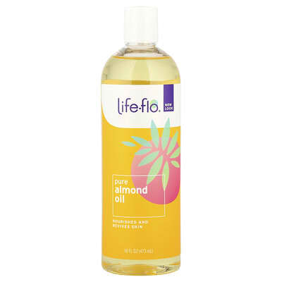 Чистое миндальное масло, 16 fl oz (473 ml)